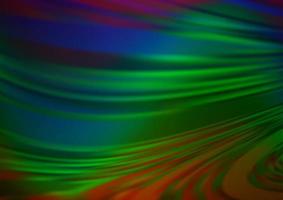 dunkle mehrfarbige, glänzende abstrakte Schablone des Regenbogenvektors. vektor
