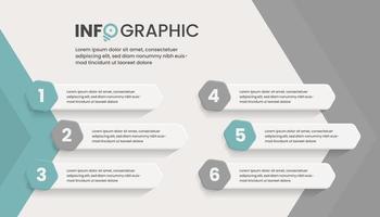 Schrittdiagramm Infografik perfekt für Business-Design vektor