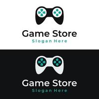game stick oder gamepad creative design template logo,joystick.logo für game shop .game company. Videospiel. Online spielen. vektor
