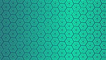 Vektorhintergrund modernes abstraktes grünes Muster Hexa vektor