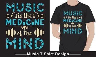 musik typografi vektor t-shirt design. musik t-shirt design vektor. för t-shirt skriva ut och Övrig använder. fri vektor