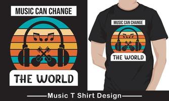 musik typografi vektor t-shirt design. musik t-shirt design vektor. för t-shirt skriva ut och Övrig använder. fri vektor