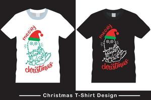 weihnachtsgrafik t-shirt design vektor. santa, fröhlich, weihnachtstypografie pro vektor