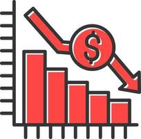 Balkendiagramm kreatives Icon-Design vektor