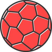 fotboll kreativ ikon design vektor