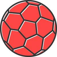 Fußball kreatives Icon-Design vektor