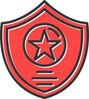 Sheriff kreatives Icon-Design vektor