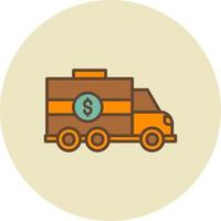 Bankwagen kreatives Icon-Design vektor