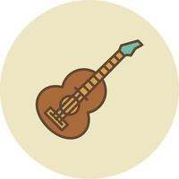 kreatives ikonendesign der gitarre vektor