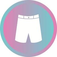 unik shorts vektor glyf ikon