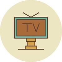 TV-kreatives Icon-Design vektor