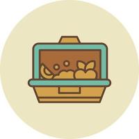 Lunchbox kreatives Icon-Design vektor