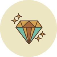 Diamant kreatives Icon-Design vektor