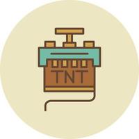 tnt kreatives Icon-Design vektor