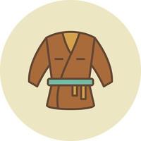 Kimono kreatives Icon-Design vektor