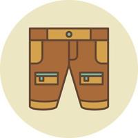 shorts kreativ ikon design vektor