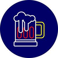 Bier kreatives Icon-Design vektor