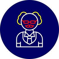 Professor kreatives Icon-Design vektor