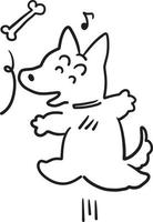 hund tecknad serie klotter söt anime färg sida söt illustration ClipArt karaktär chibi manga komisk teckning linje konst fri ladda ner png bild vektor
