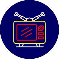 TV-kreatives Icon-Design vektor