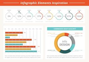 Free Flat Infographic Vector Elemente