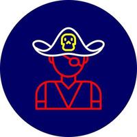 Piraten kreatives Icon-Design vektor