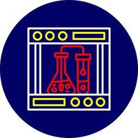 Chemie kreatives Icon-Design vektor