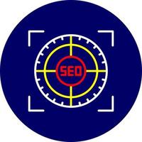 SEO kreatives Icon-Design vektor