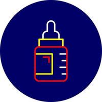 Babyflasche kreatives Icon-Design vektor