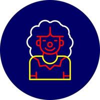 Clown kreatives Icon-Design vektor