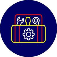 Toolbox kreatives Icon-Design vektor