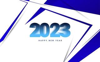 Hintergrund 2023 Neujahr Vektor Illustration Design