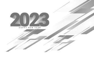 Hintergrund 2023 Neujahr Vektor Illustration Design