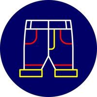 Shorts kreatives Icon-Design vektor