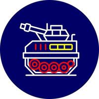 Tank kreatives Icon-Design vektor