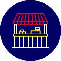 Street Shop kreatives Icon-Design vektor