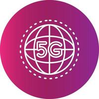 5g kreatives Icon-Design vektor