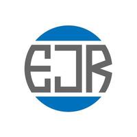 ejr brev logotyp design på vit bakgrund. ejr kreativ initialer cirkel logotyp begrepp. ejr brev design. vektor