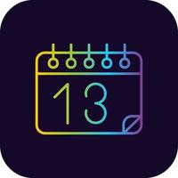 Kalender kreatives Icon-Design vektor