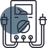 multimeter kreativ ikon design vektor