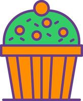 muffin kreativ ikon design vektor