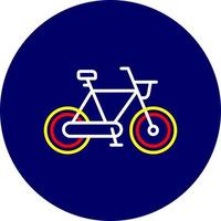 Fahrrad kreatives Icon-Design vektor