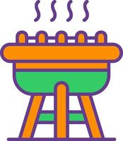 Grill kreatives Icon-Design vektor