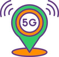 5g kreatives Icon-Design vektor