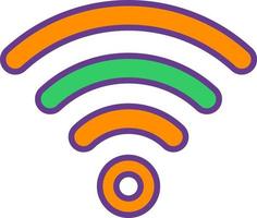 Wifi kreatives Icon-Design vektor