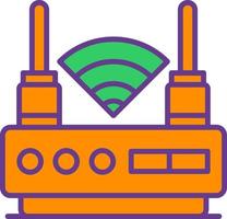 Wifi kreatives Icon-Design vektor