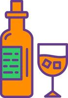 Wein kreatives Icon-Design vektor