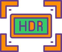 HDR kreatives Icon-Design vektor