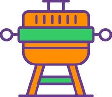 Grill kreatives Icon-Design vektor