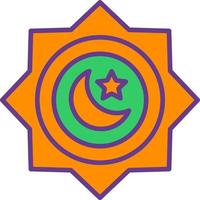 muslimisches kreatives Icon-Design vektor